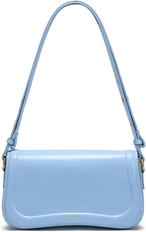 JOLLQUE Crescent Shoulder Bag for Women,Small Leather Strap Dumpling Handbag Purse,Unique Trendy Designer Hobo Crossbody Bags