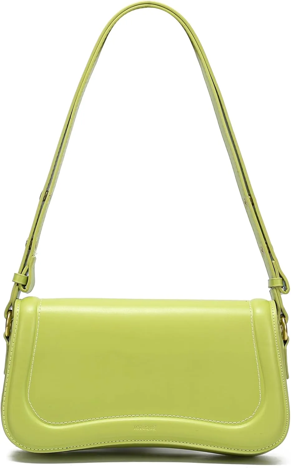 JOLLQUE Crescent Shoulder Bag for Women,Small Leather Strap Dumpling Handbag Purse,Unique Trendy Designer Hobo Crossbody Bags