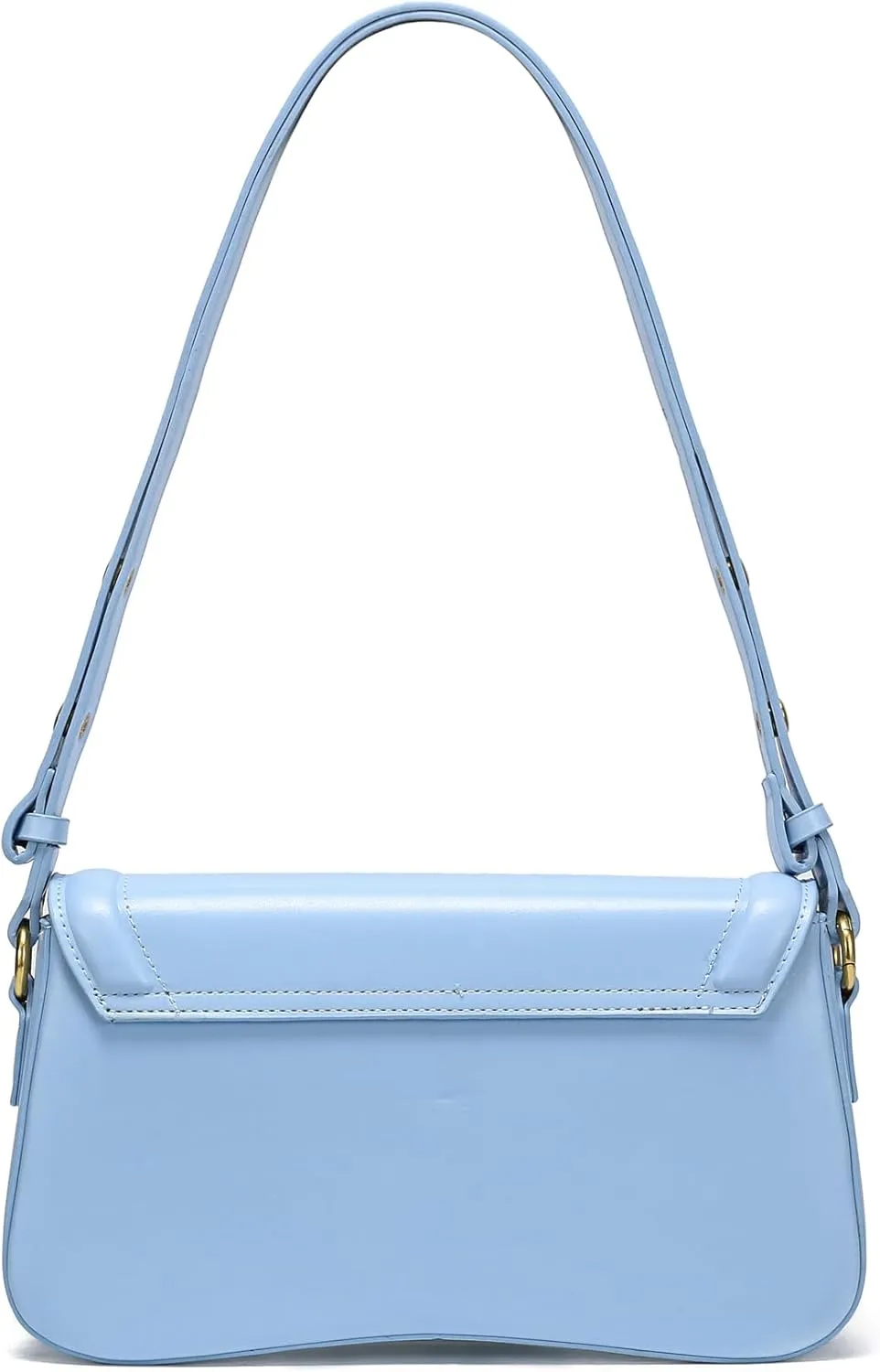JOLLQUE Crescent Shoulder Bag for Women,Small Leather Strap Dumpling Handbag Purse,Unique Trendy Designer Hobo Crossbody Bags