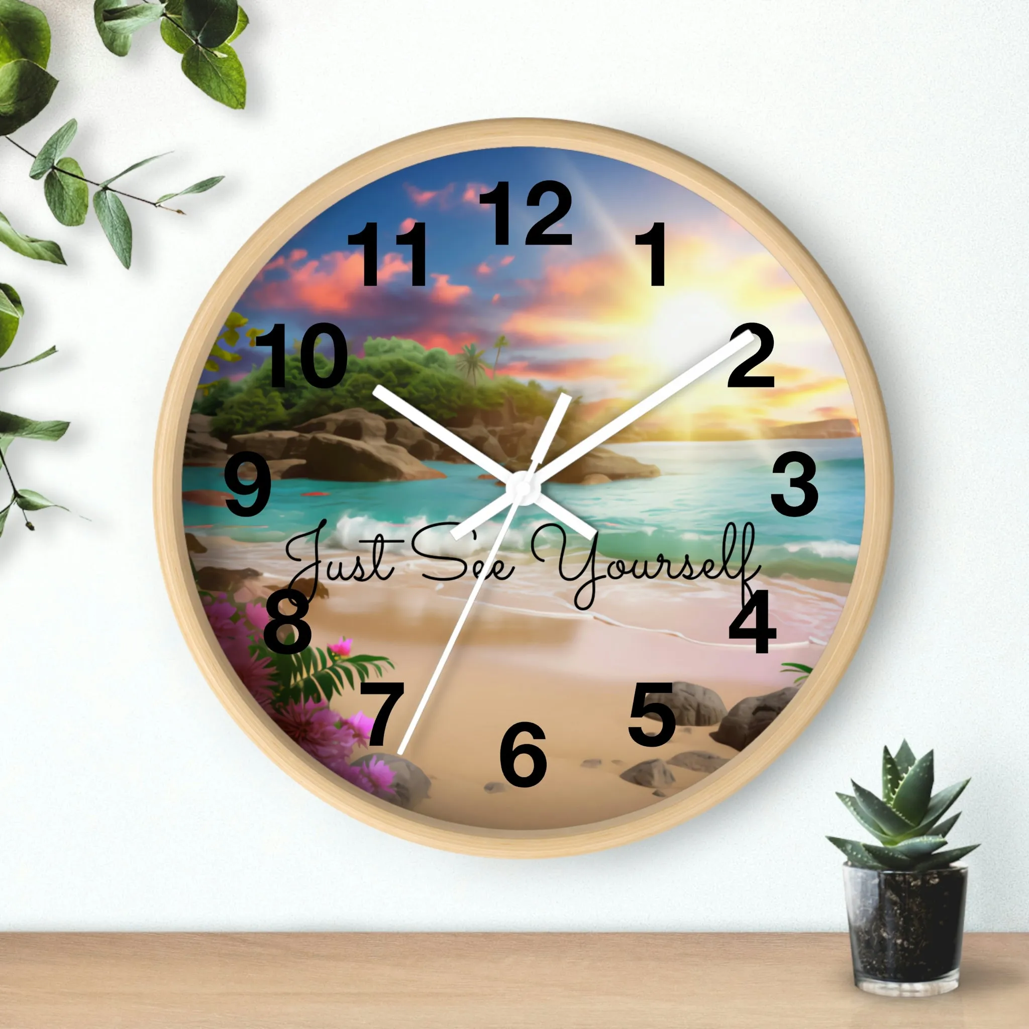 Just see yourself - Wall Clock