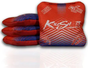 Killshots Cornhole | Katana Series | Limited Edition | ACL Pro Certified Cornhole Bags | Premium Quality | Dual-Speed | Durable & Weather Resistant | Set of 4 Bags