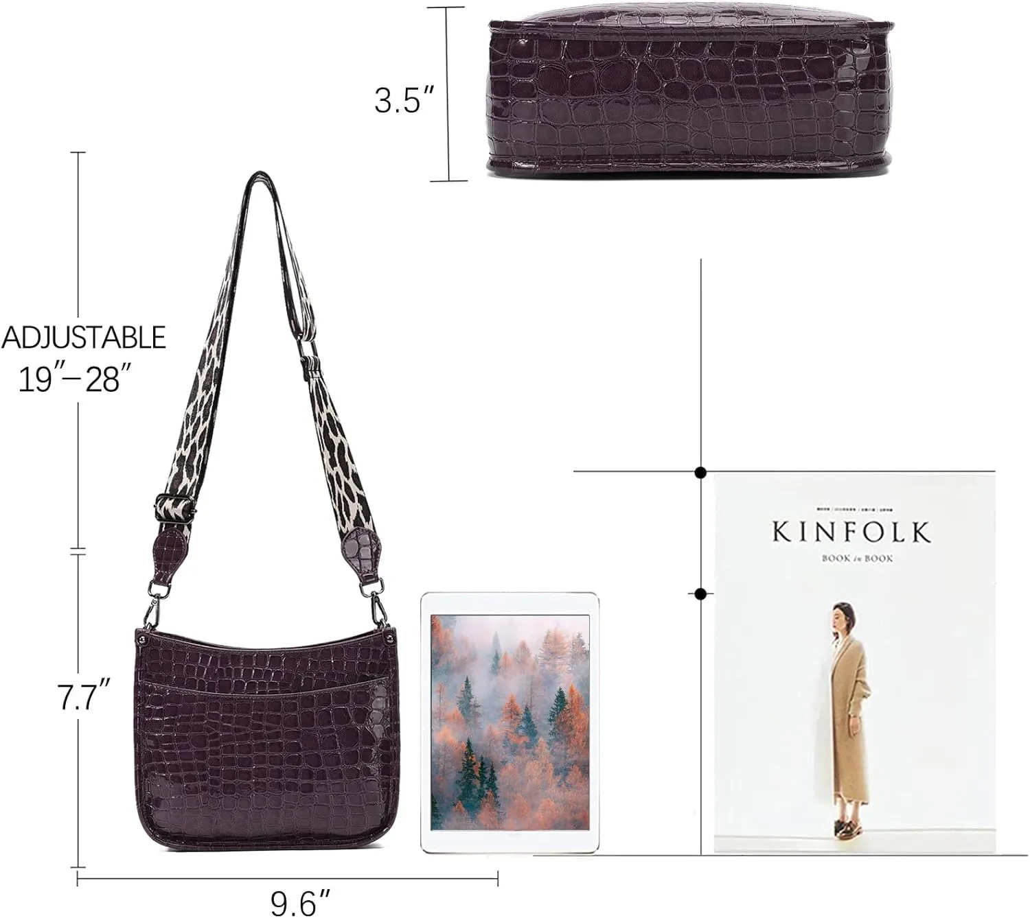 KL928 Crossbody Bags for Women Shoulder Handbags Sling Bag Soft FAUX Leather Shoulder Purses