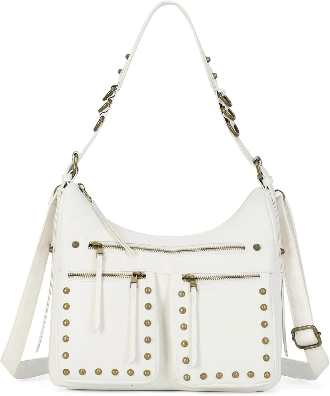 KL928 Large Hobo Shoulder Bag for Women Soft Faux Leather Handbags Fashion Tote Purse Adjustable Strap
