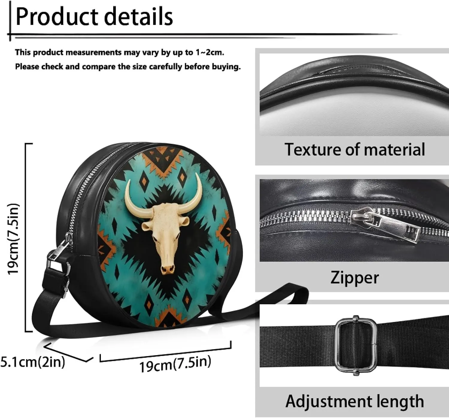 Ladies Cirlcle Crossbody Bag Women Cross Body Bag Adults Chest Bag