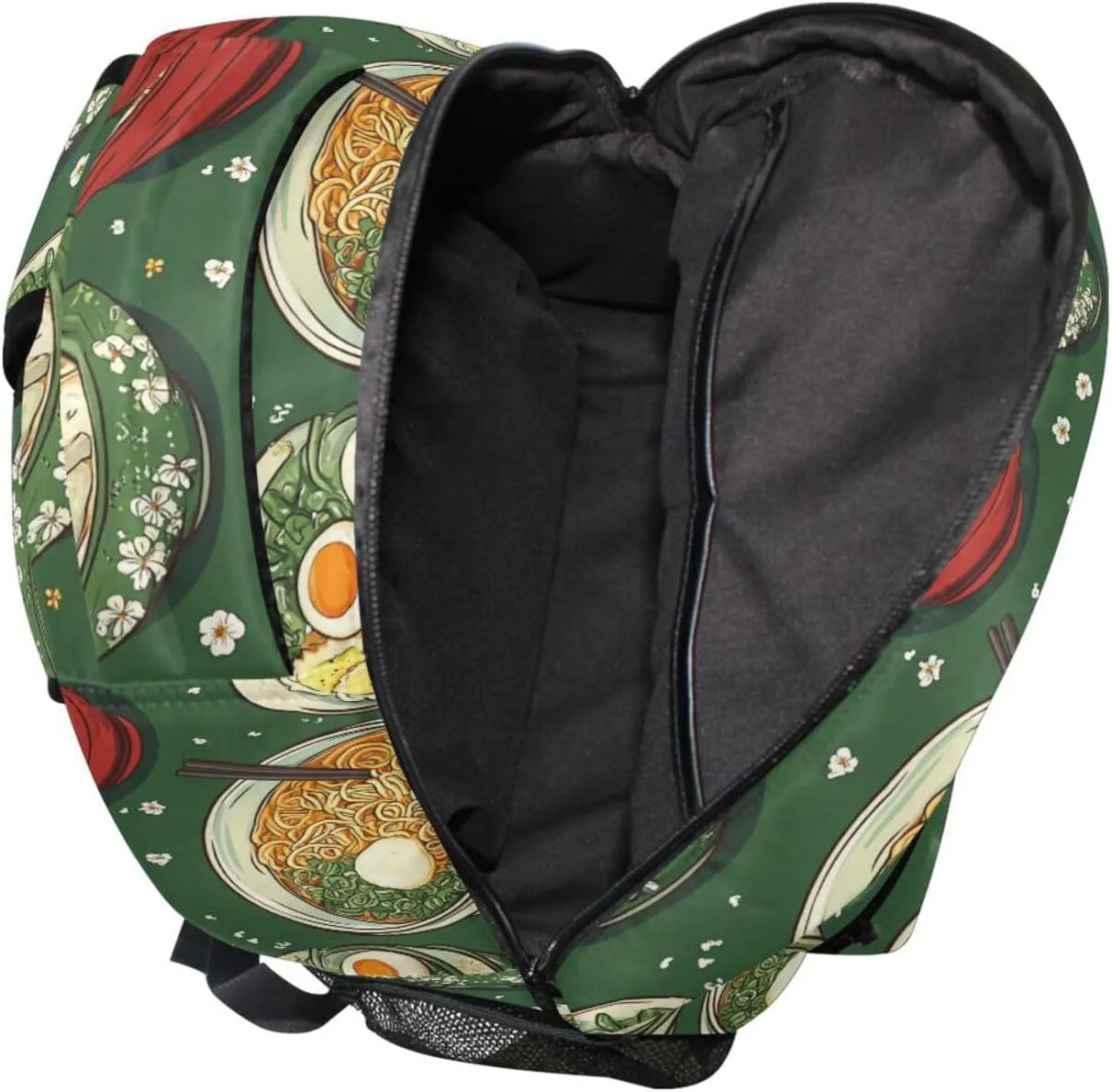 Laptop Backpack for Unisex Adult Fashion Laptop Bag with Chest Strap Gift Men & Women Instant Noodles Cute Style