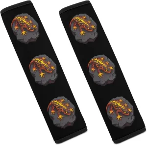 Lava Lizard Soft Cars Seat Belt Cover Comfort Backpack Straps Shoulder Pad Baby Kids 2PCS