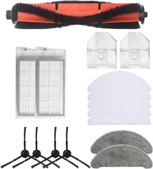LAZIRO Mops Cloths Rag Bags Rolling Main Brush Side Brush HEPA Filter FIT for Roidmi FIT for EVE Plus FIT for Robot Vacuum Cleaner Parts