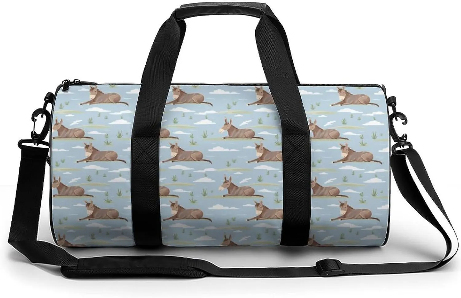 Lazy Donkey Novelty Large Duffel Bag Lightweight Gym Bag Travel Tote Bags
