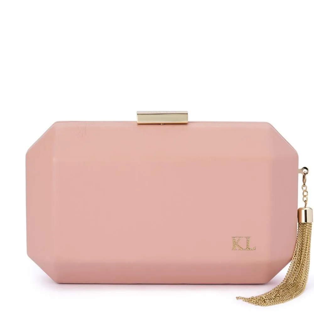 LIA Monogrammed Clutch