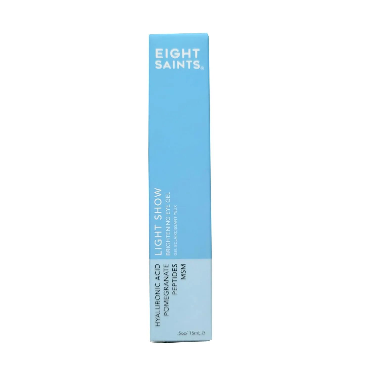 Light Show Brightening Eye Gel, Natural and Organic anti Aging Cooling Eye Gel to Reduce Puffiness, Wrinkles and Calms under Eye Skin, 0.5 Ounces