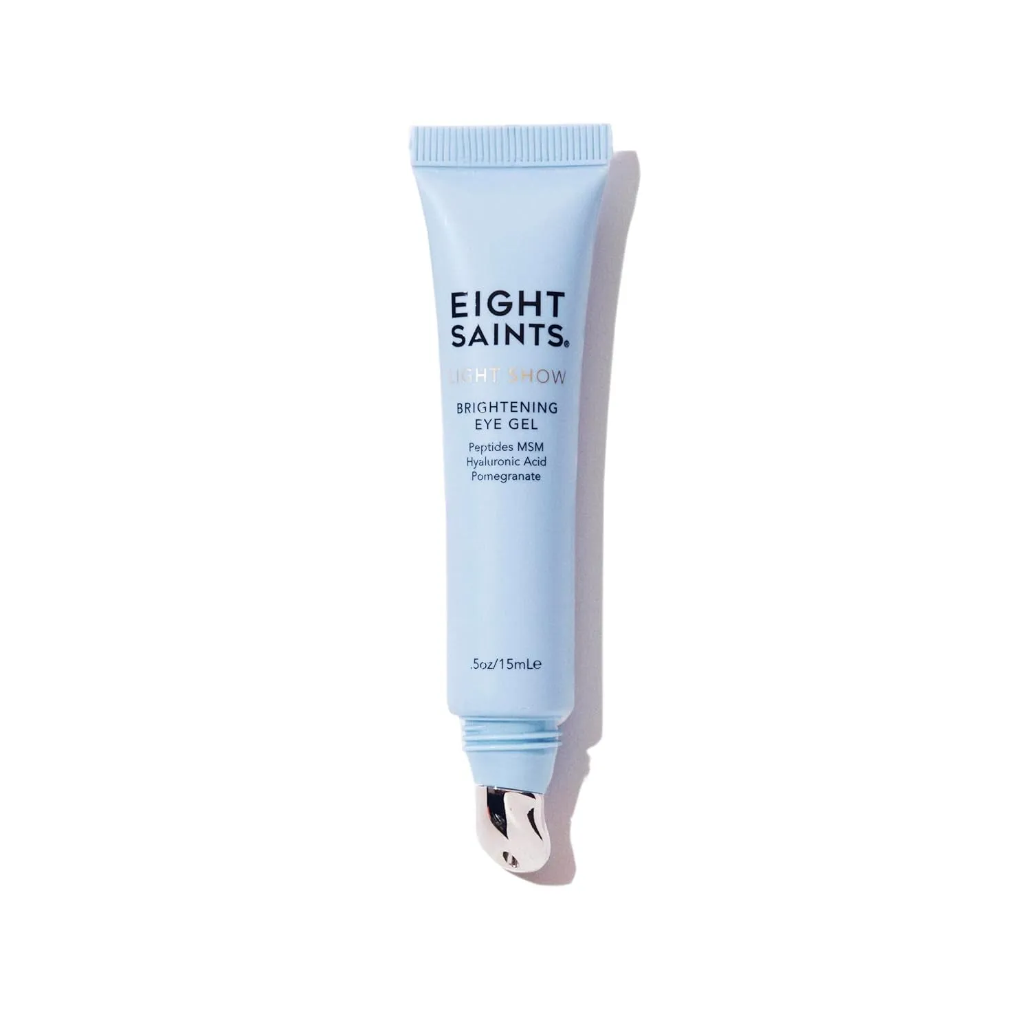 Light Show Brightening Eye Gel, Natural and Organic anti Aging Cooling Eye Gel to Reduce Puffiness, Wrinkles and Calms under Eye Skin, 0.5 Ounces