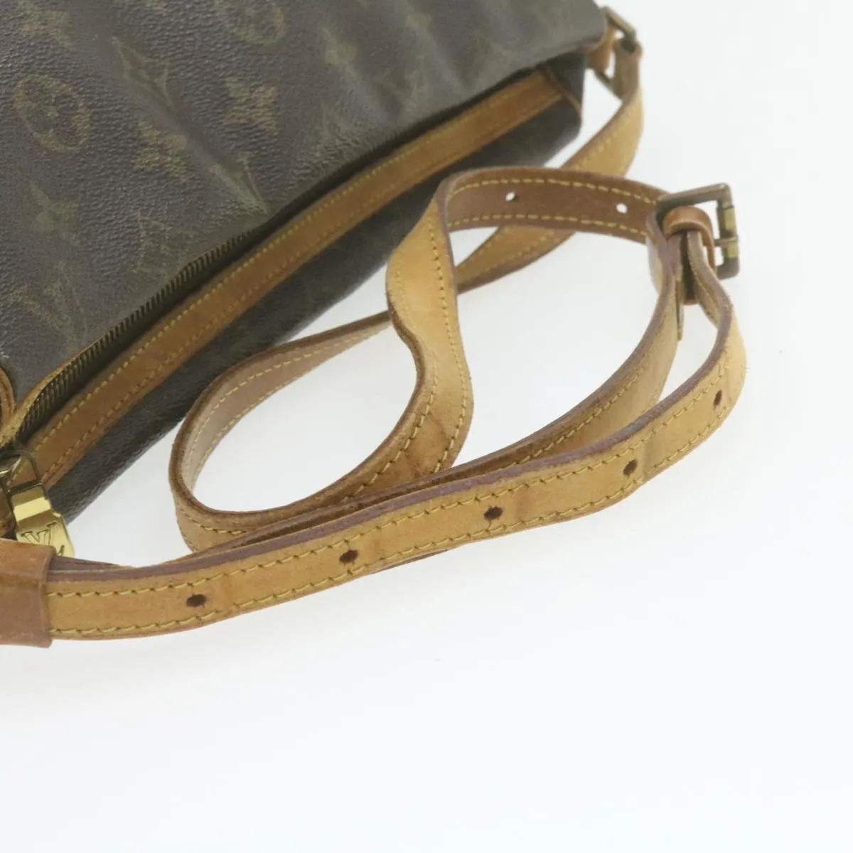 LOUIS VUITTON Monogram Tulle Lee Shoulder Bag M51348 LV sy146