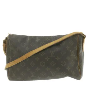 LOUIS VUITTON Monogram Tulle Lee Shoulder Bag M51348 LV sy146