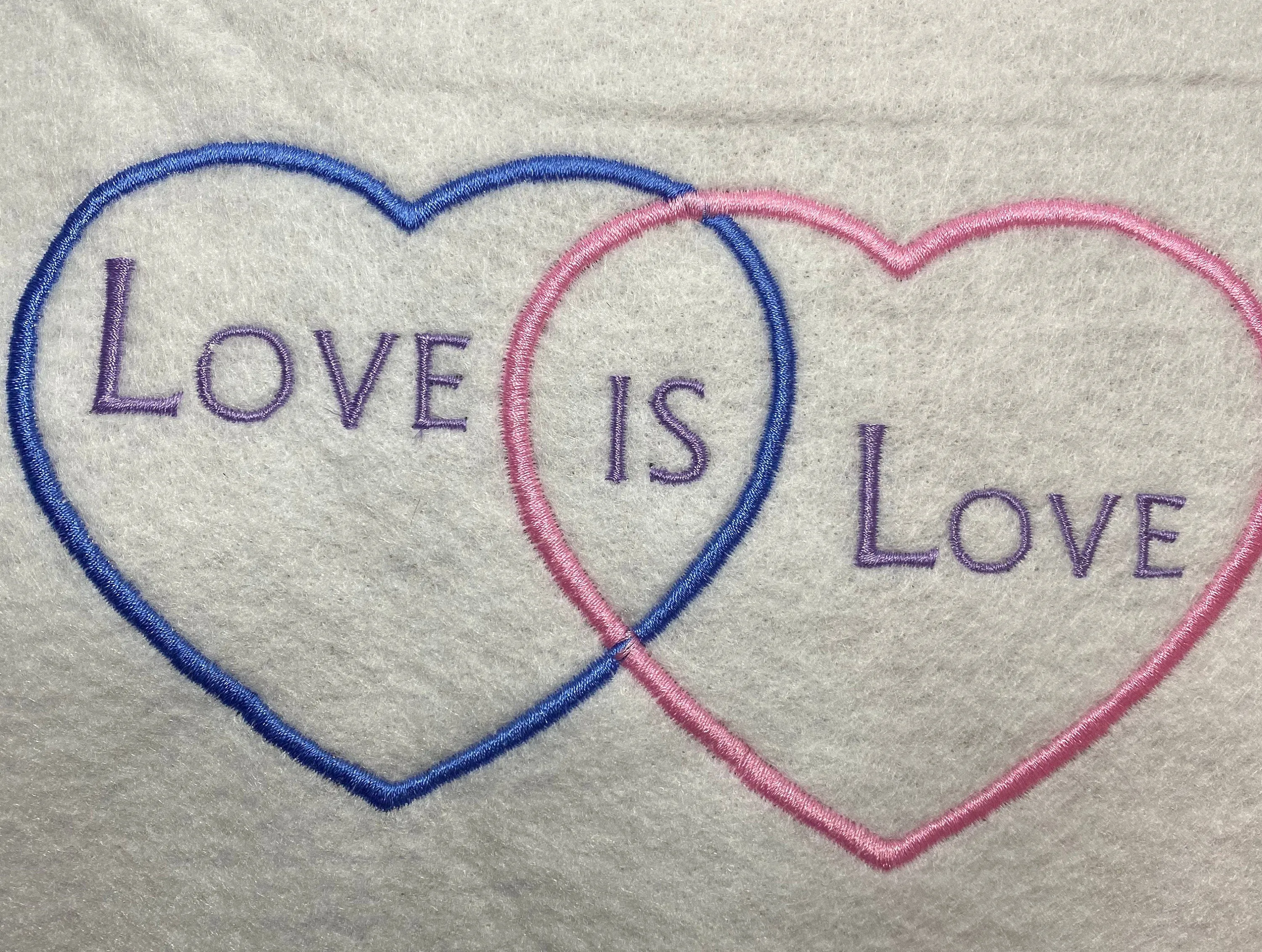 Love is Love custom embroidered hoodie sweatshirt custom best seller personalised gifts LGBTQ supporter t-shirt Gay Lesbian Trans