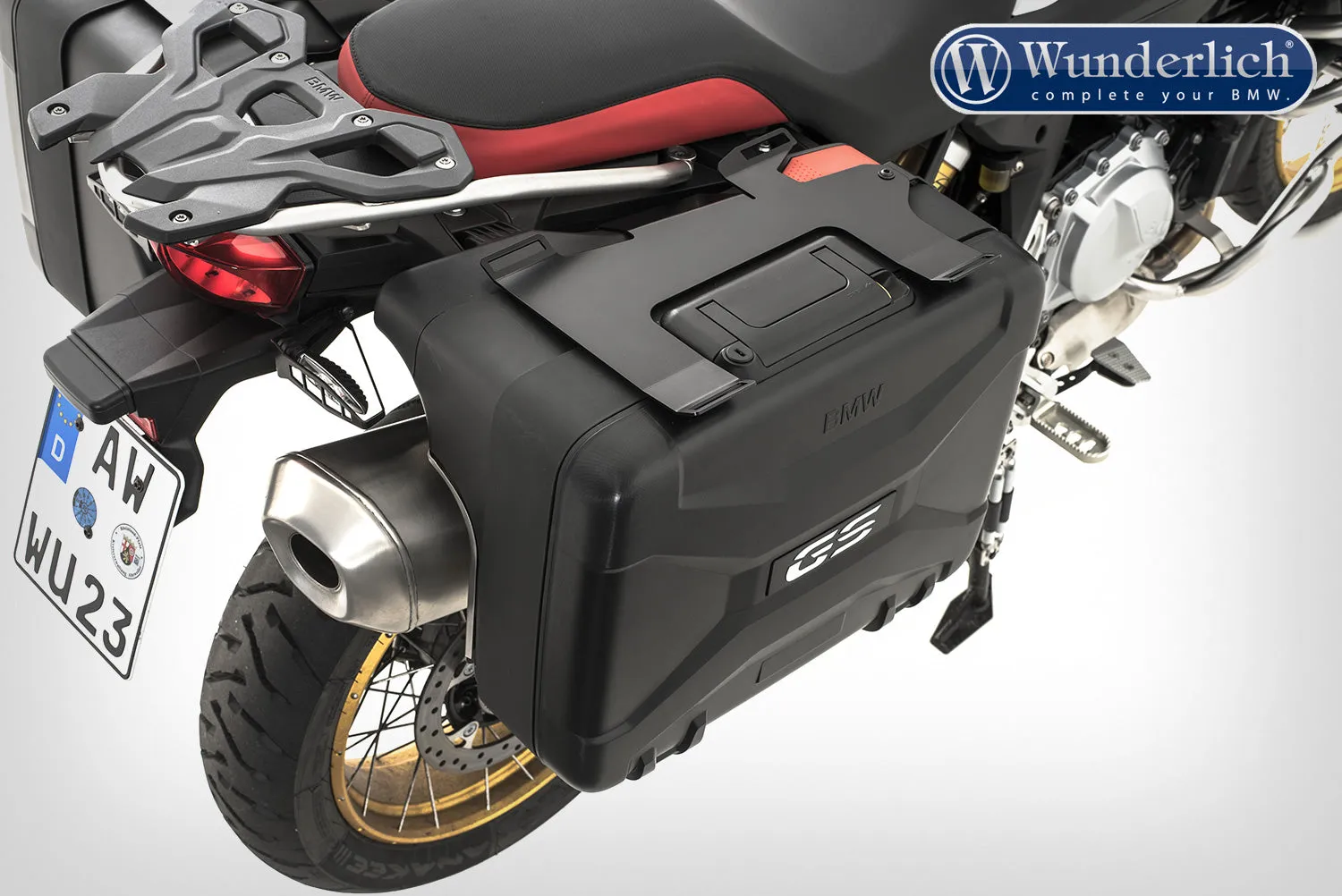 Luggage rails for original Vario case F 750 / 850 GS – Set – black