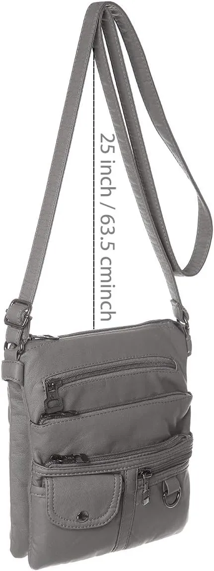 MINICAT Small Crossbody Purse Soft Synthetic Leather Crossbody Bags for Women