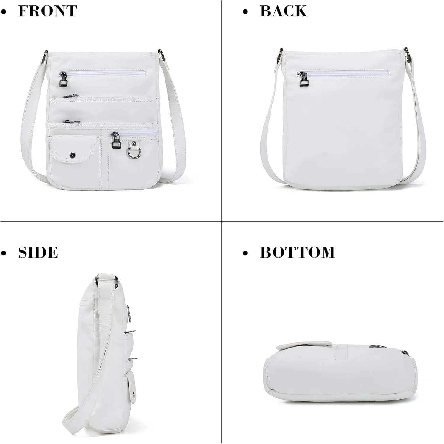 MINICAT Small Crossbody Purse Soft Synthetic Leather Crossbody Bags for Women