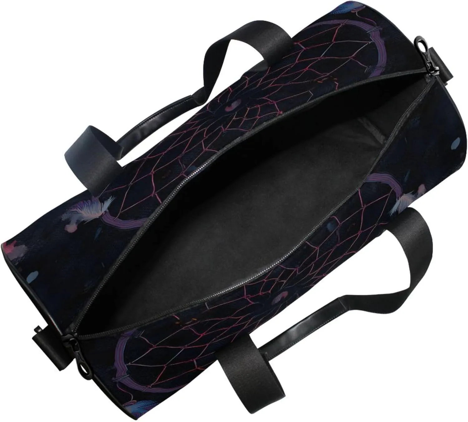 MNSRUU Sports Duffel Bags, Motorcycle Dreamcatcher Athletic Gym Bag Overnight Workout Travel Tote Luggage for Men Women Yoga