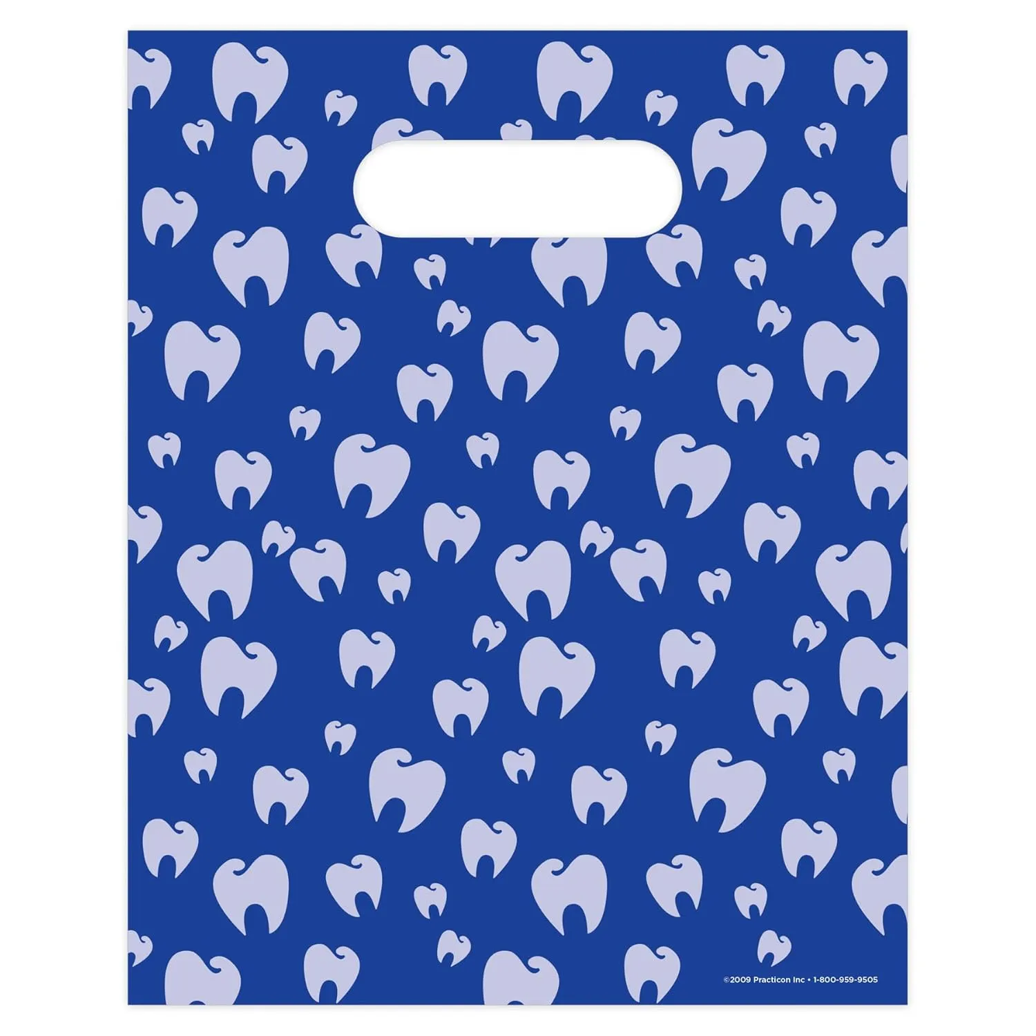 Molar Dental Giveaway Bags, 8" x 10", 100 Pack