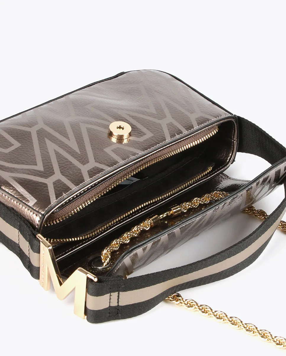 Monogrammed crossbody bag
