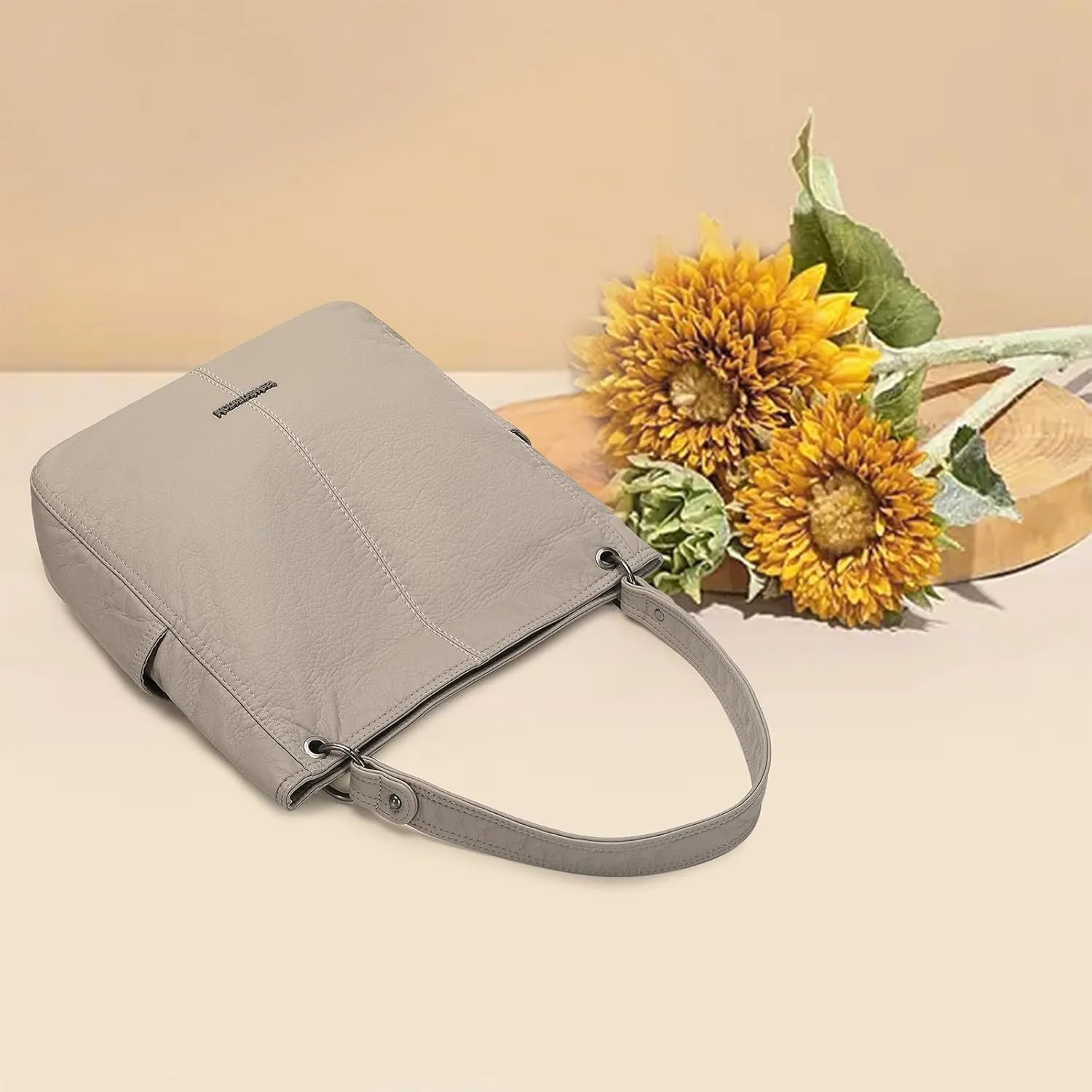 Montana West Hobo Purses for Women Soft Top Handle Shoulder Bag with Wallet Set