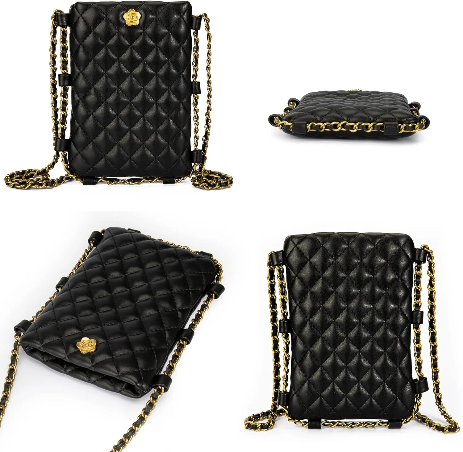 Montana West Quilted Small Crossbody Bags for Women Trendy Cell Phone Purse