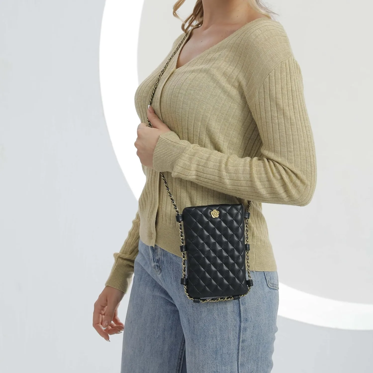 Montana West Quilted Small Crossbody Bags for Women Trendy Cell Phone Purse