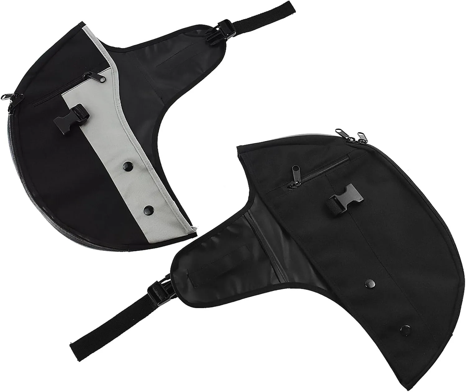 Motorcycle Soft Lowers Chaps Engine Guard Cover Leg Warmer Bag Fit For Harley Sportster XL 883 1200 2004-2023 Left & Right