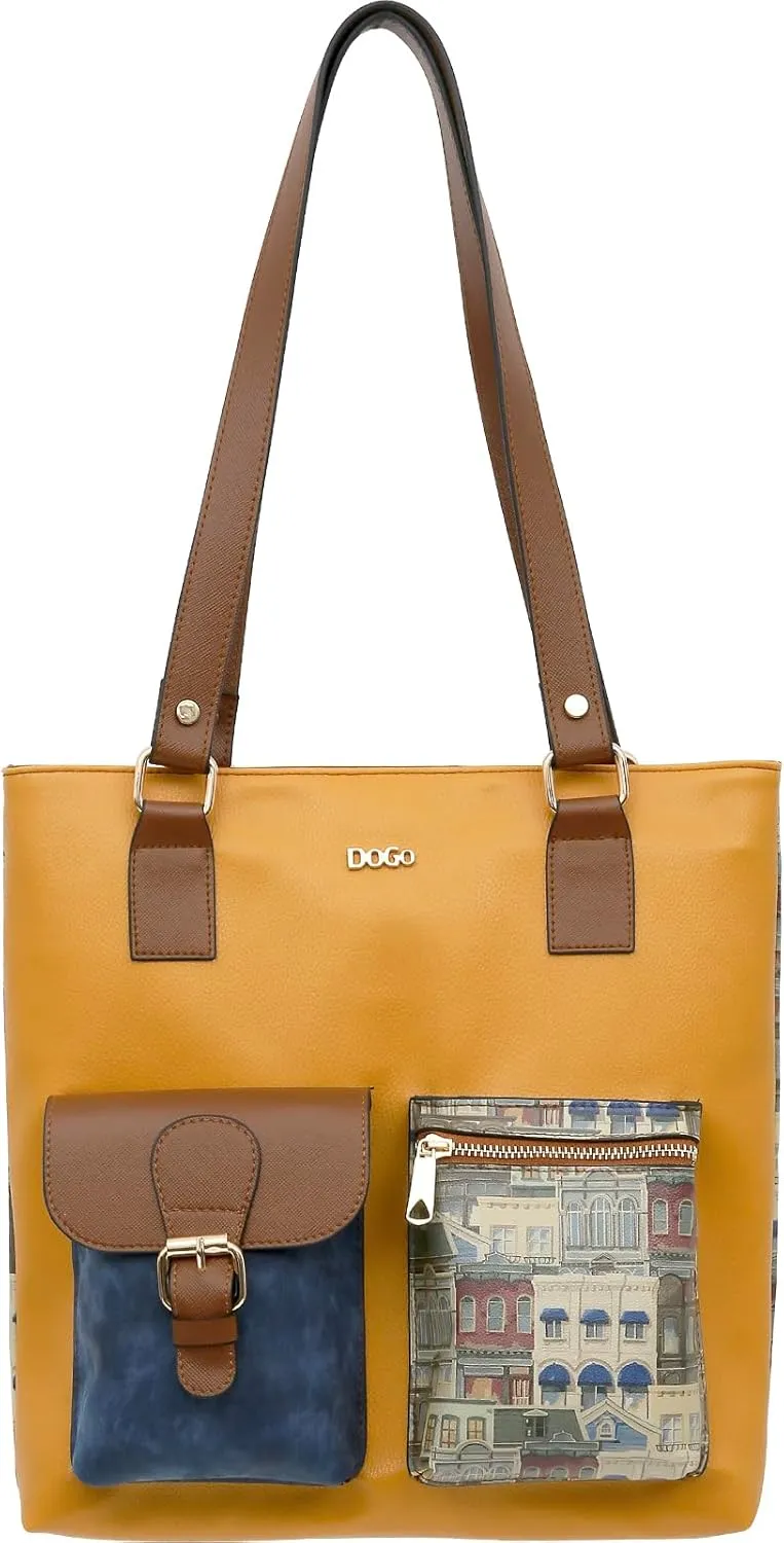 Multi Pocket Shoulder Bags for Women - Vegan Leather and Unique Design Handmade Womens Bags