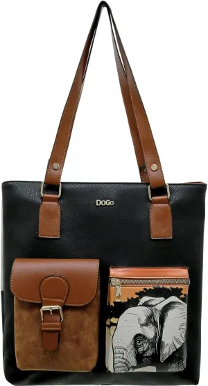 Multi Pocket Shoulder Bags for Women - Vegan Leather and Unique Design Handmade Womens Bags