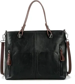 Multi Pockets Crossbody Retro Hobo Shoulder Top Handle Handbag Purse for Work Women’s Tote Handbag