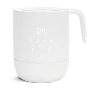 Munchkin® Precision Baby Bottle Warmer for Breastmilk, Formula, Food Jars, and Sterilizing Small Parts - Compatible with All Bottle Brands, Glass, Silicone & Plastic, Digital Display, White (Plug-in)