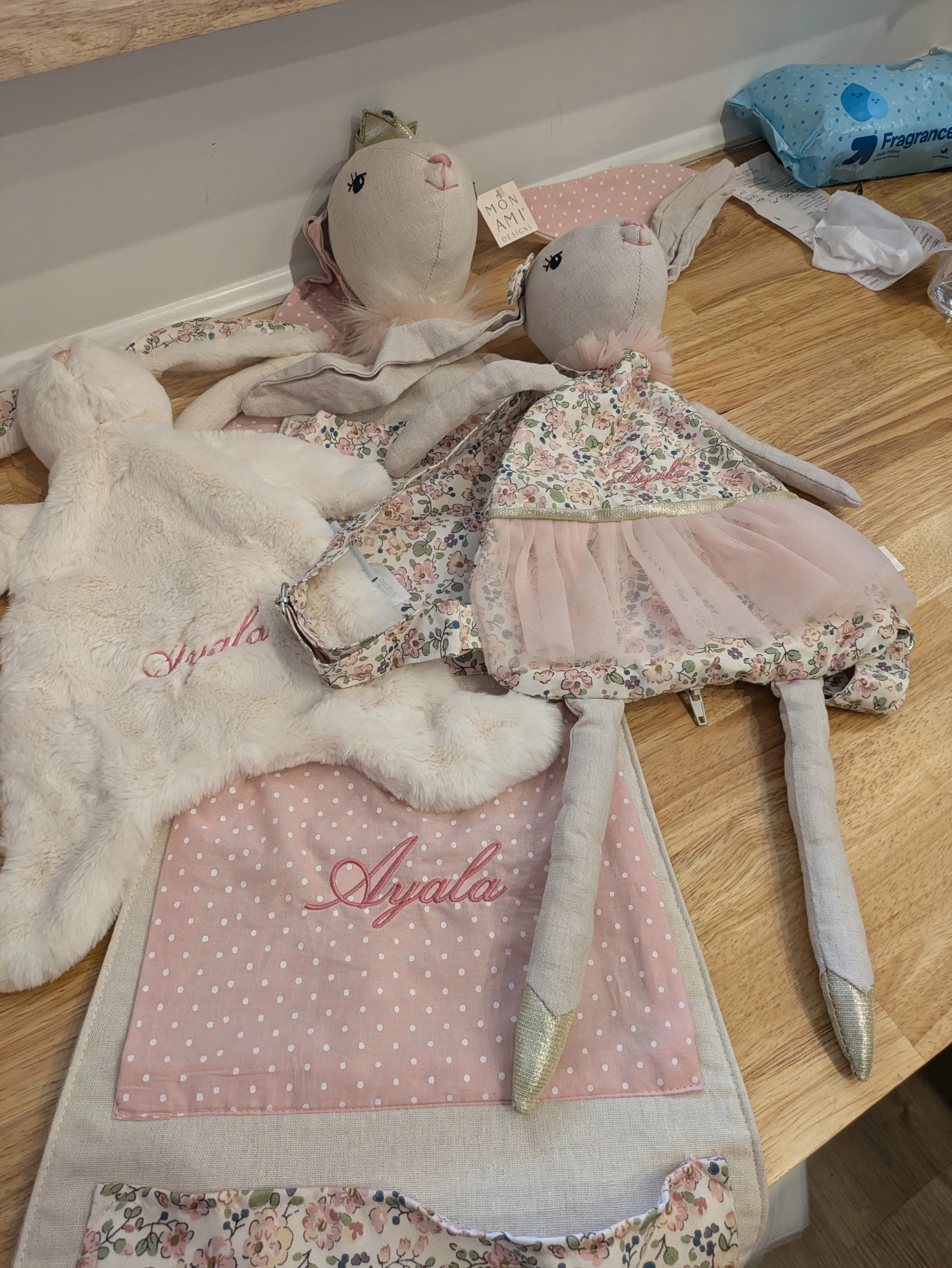 My Dolly Bunny Linen Backpack