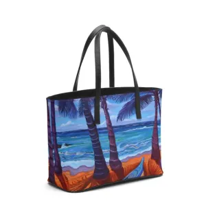 Nappa Leather Kika Tote Bag "Maka Leha"