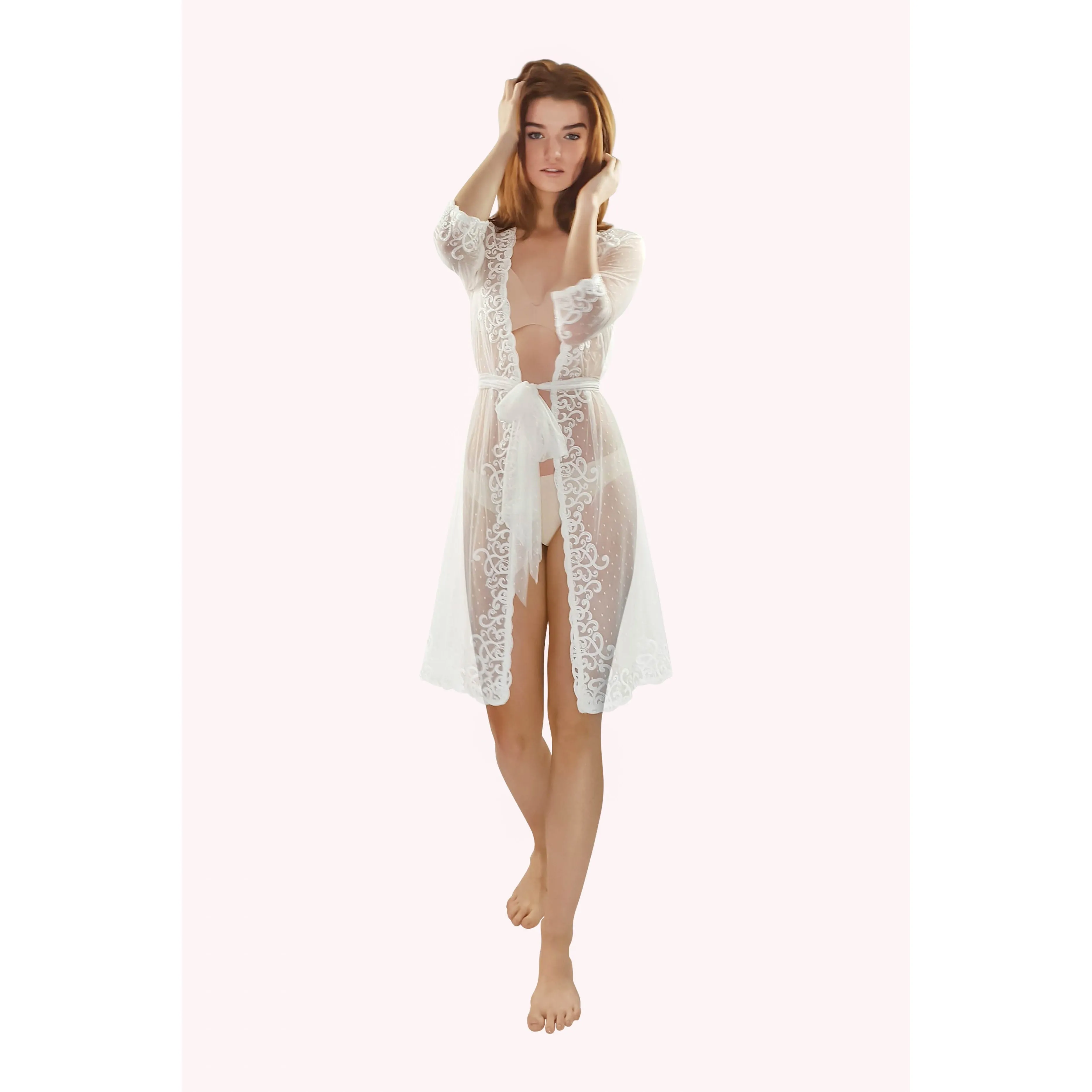 NATALIA Beaded Robe