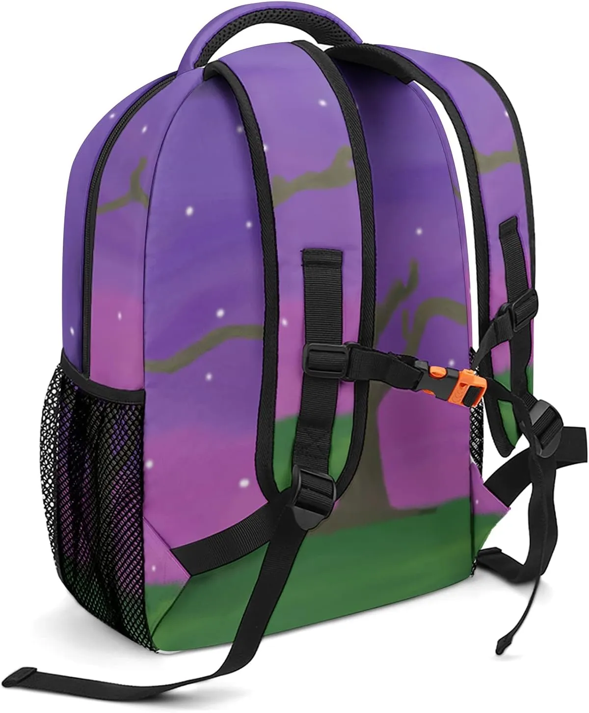 Night Sky Custom Kids Backpack, Personalized Student School Bags for Boys & Girls, Bookbags with Adjustable Strapfor Travel