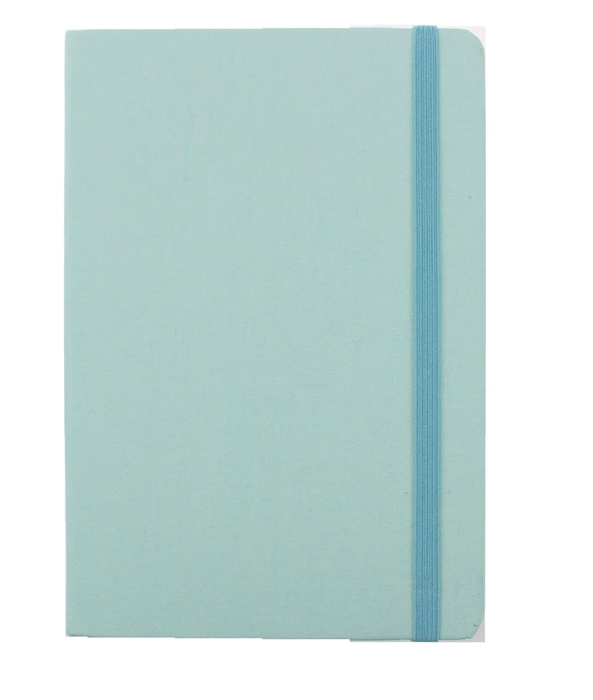 Notebook With Cloth Cover And Elastic Band Closure