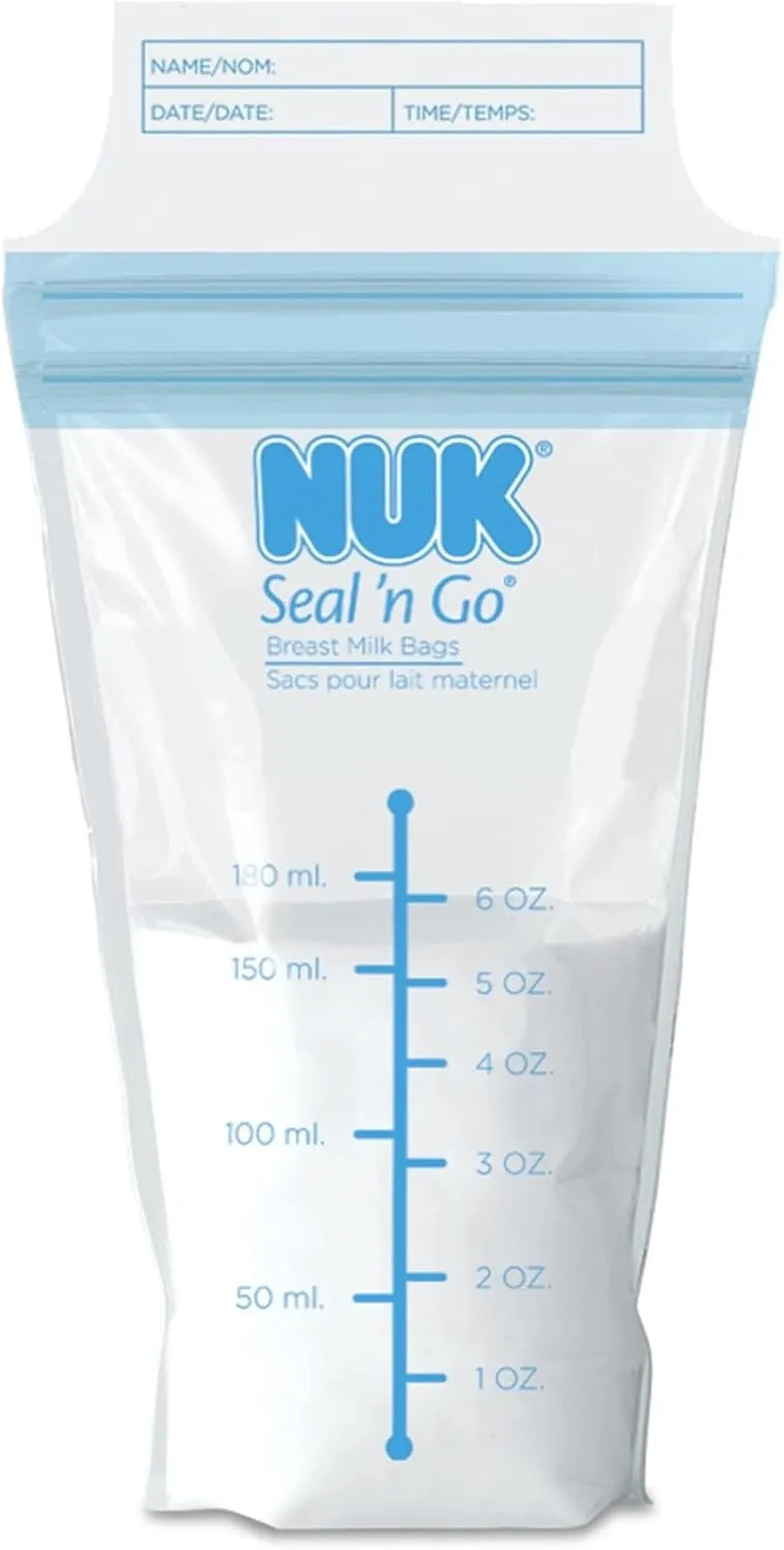 NUK Seal N Go Breast Milk Bags, 200 Count