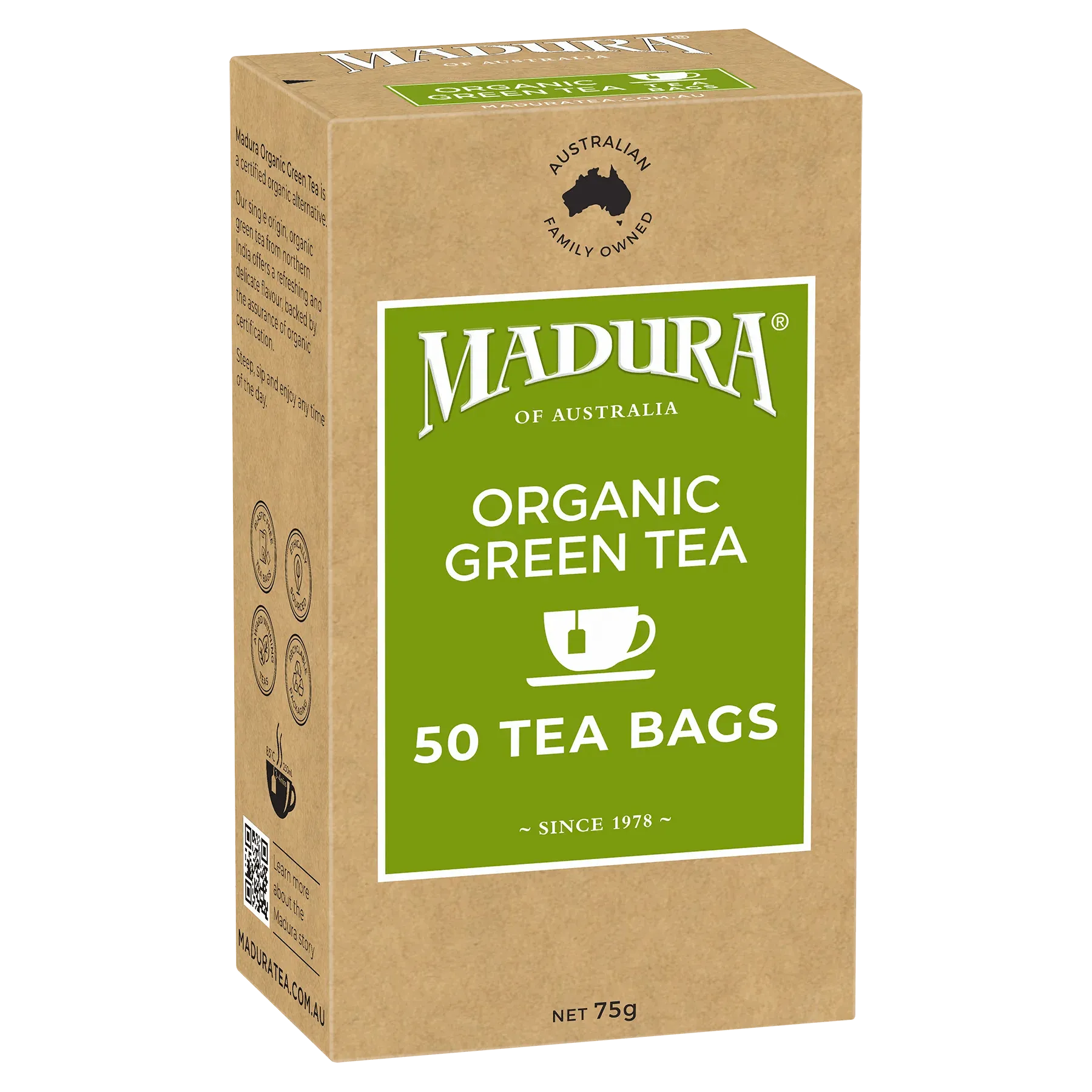 Organic Green 50 Tea Bags