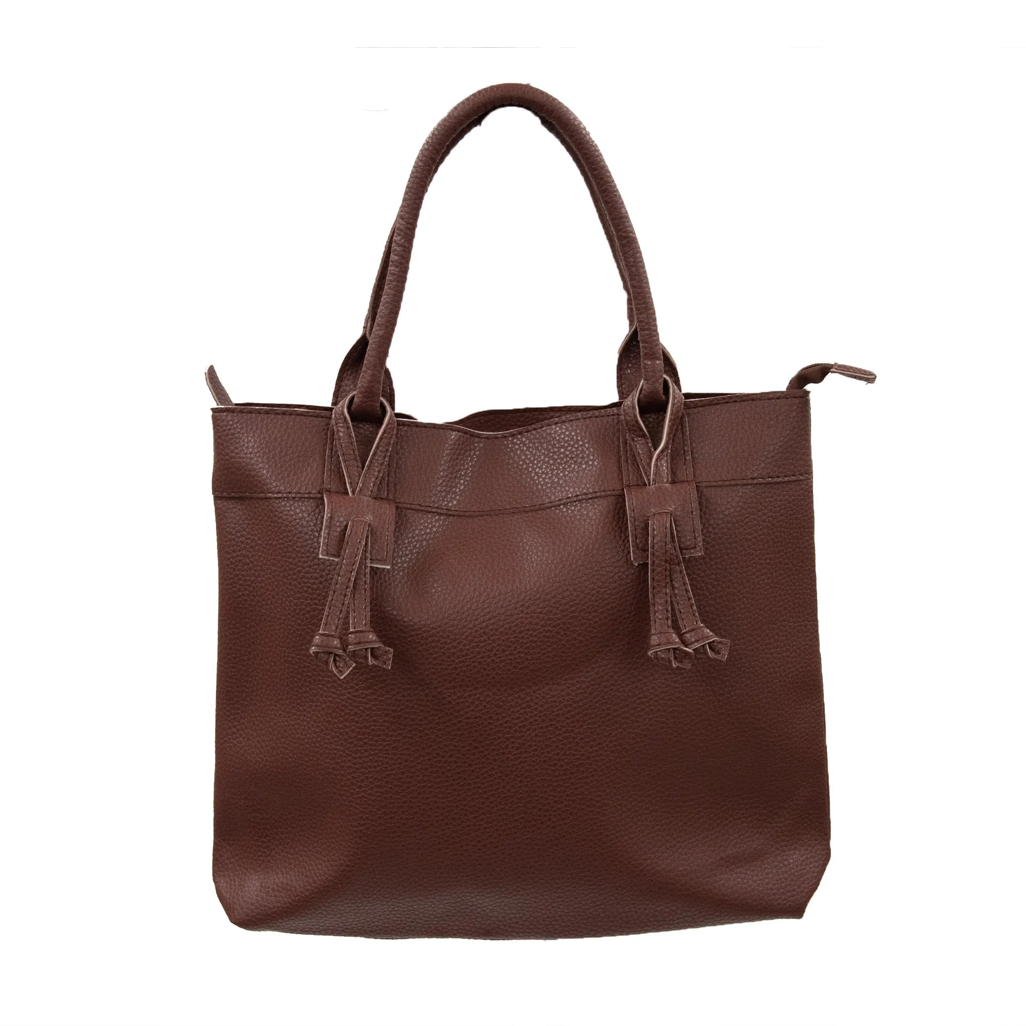 PEBBLE GRAIN HOUSTON HANDBAG PREPACK 12PCS