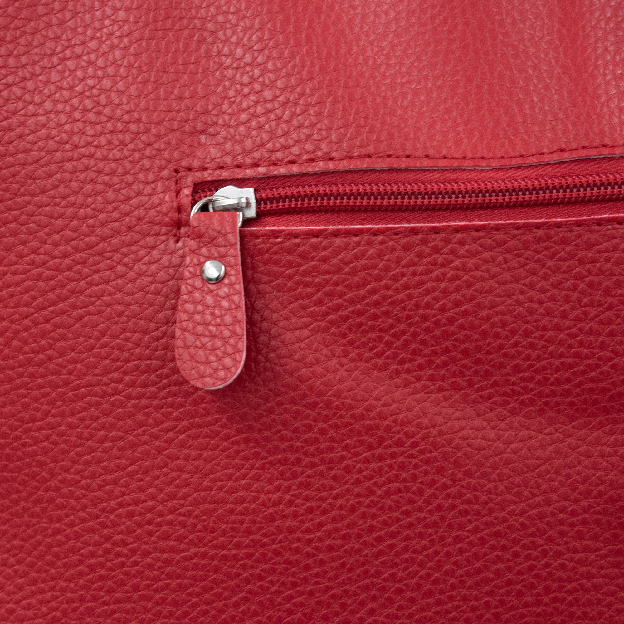 PEBBLE GRAIN HOUSTON HANDBAG PREPACK 12PCS
