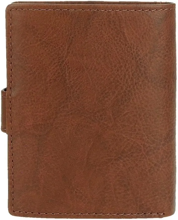 Pepe Jeans Jacket Vertical Purse with Click Closure, One Size, brown, Einheitsgröße, Vertical wallet with click closure