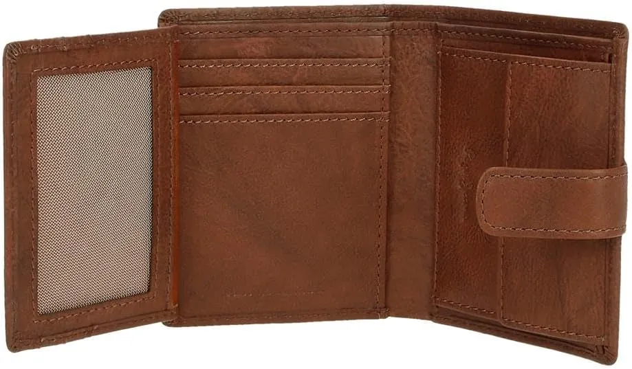 Pepe Jeans Jacket Vertical Purse with Click Closure, One Size, brown, Einheitsgröße, Vertical wallet with click closure
