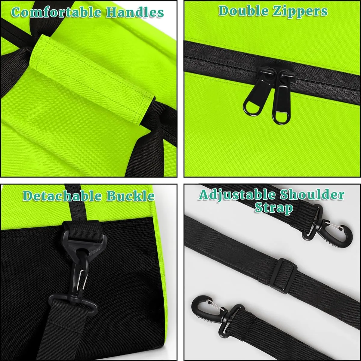 Personalize-Kids-Duffel-Bags With Custom Name Text Carry-On Overnight Travel Gym Lightweight Dance Sports Bags For Girls Boys Kids,Brilliant Cyan