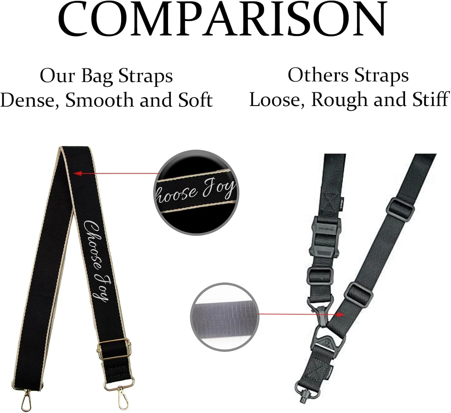 Personalized Bag Straps,Cross Body Bag Strap, Universal Replacement Handbag Straps Shoulder Strap for Bags, Wide 3.8cm