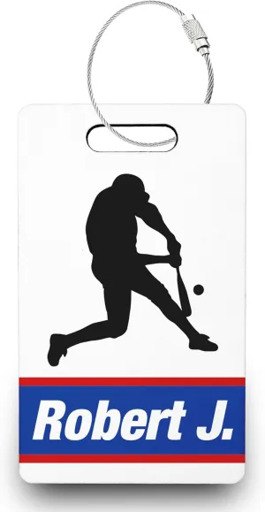 Personalized Baseball Name, Bag and Keychain Tags, Party Favors, End of Season Gifts, Team Gifts