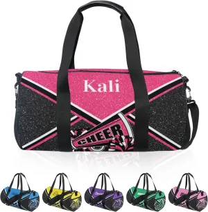 Personalized Cheerleading Bag, Custom Cheer Sport Duffel Bags with Name, Gym Bag for Cheerleaders Gift