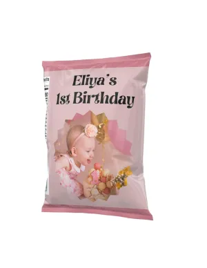 Personalized Chips Bags for Birthday Party, Graduation Party, Set of 10 or 20 (Set of 10)