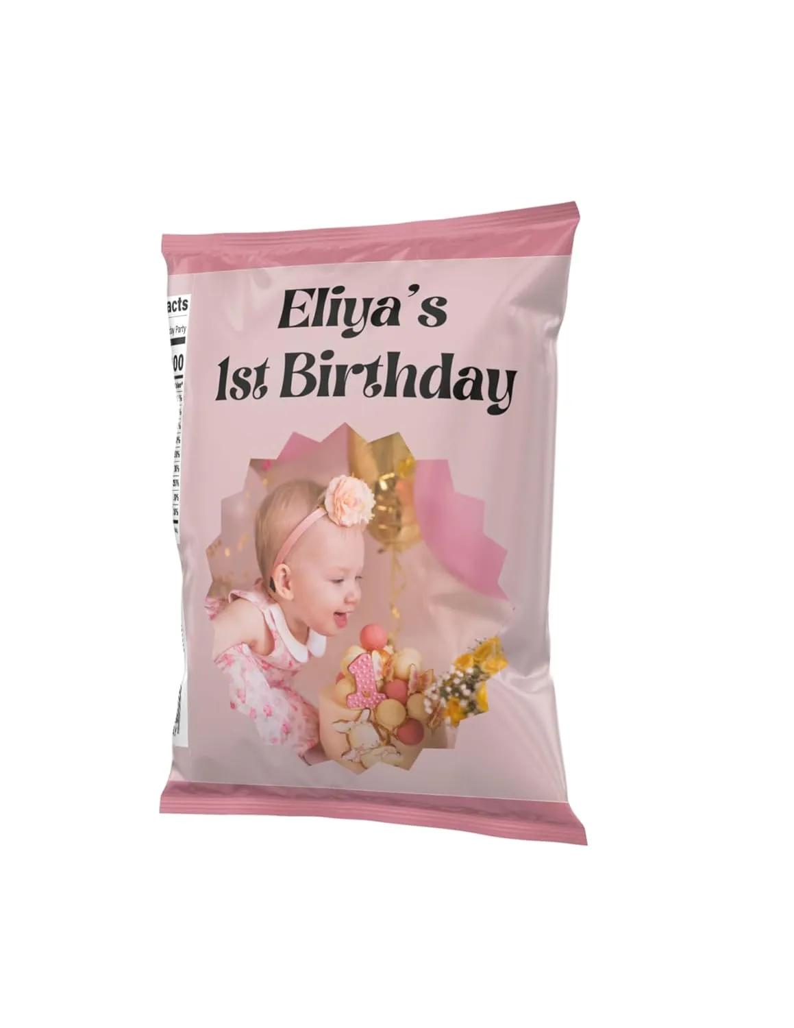 Personalized Chips Bags for Birthday Party, Graduation Party, Set of 10 or 20 (Set of 10)