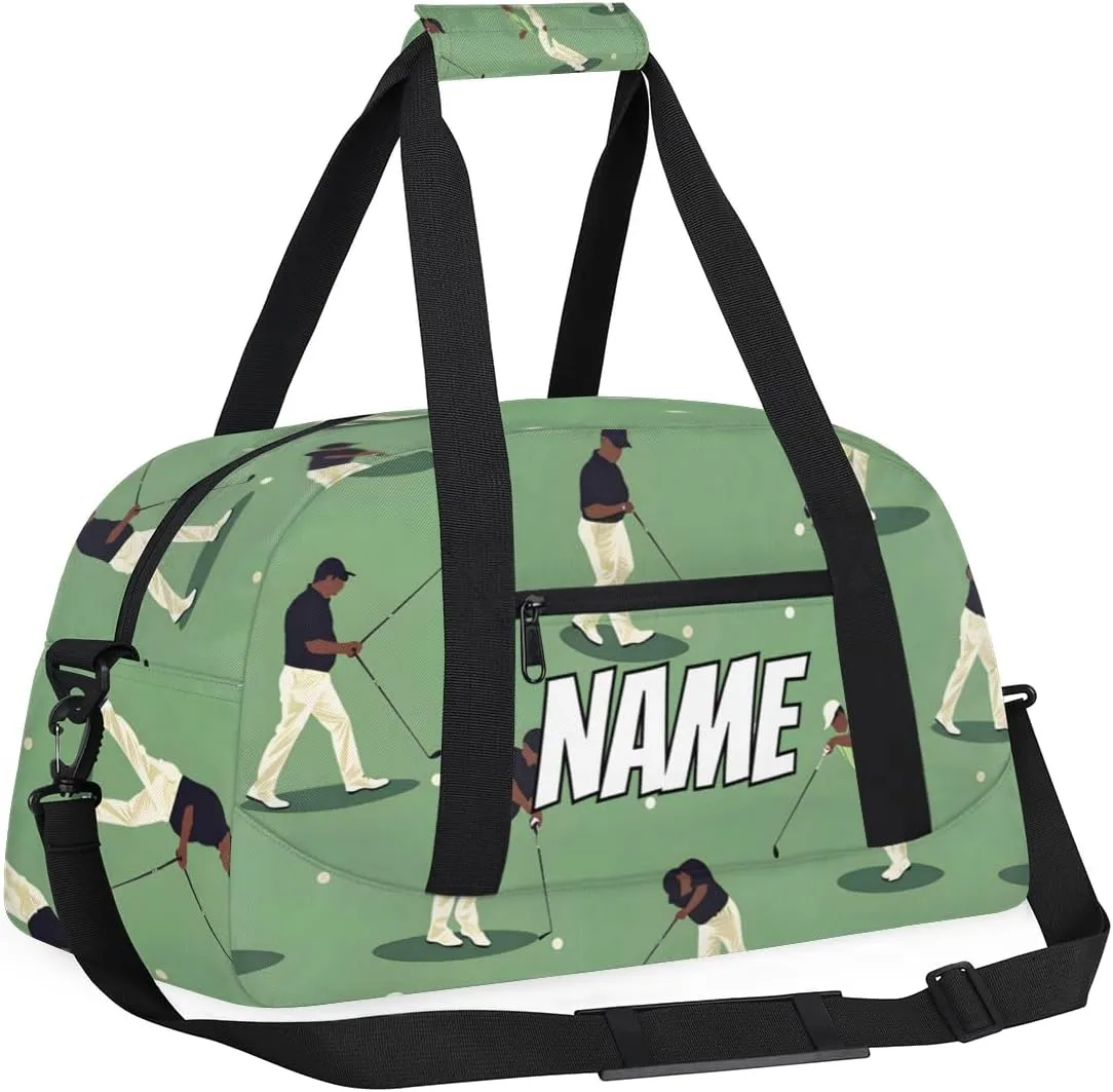 Personalized Custom Gym Bag for Women Men Carry on Play Golf Travel Duffel Tote Sport Overnight Workout Weekender Bag